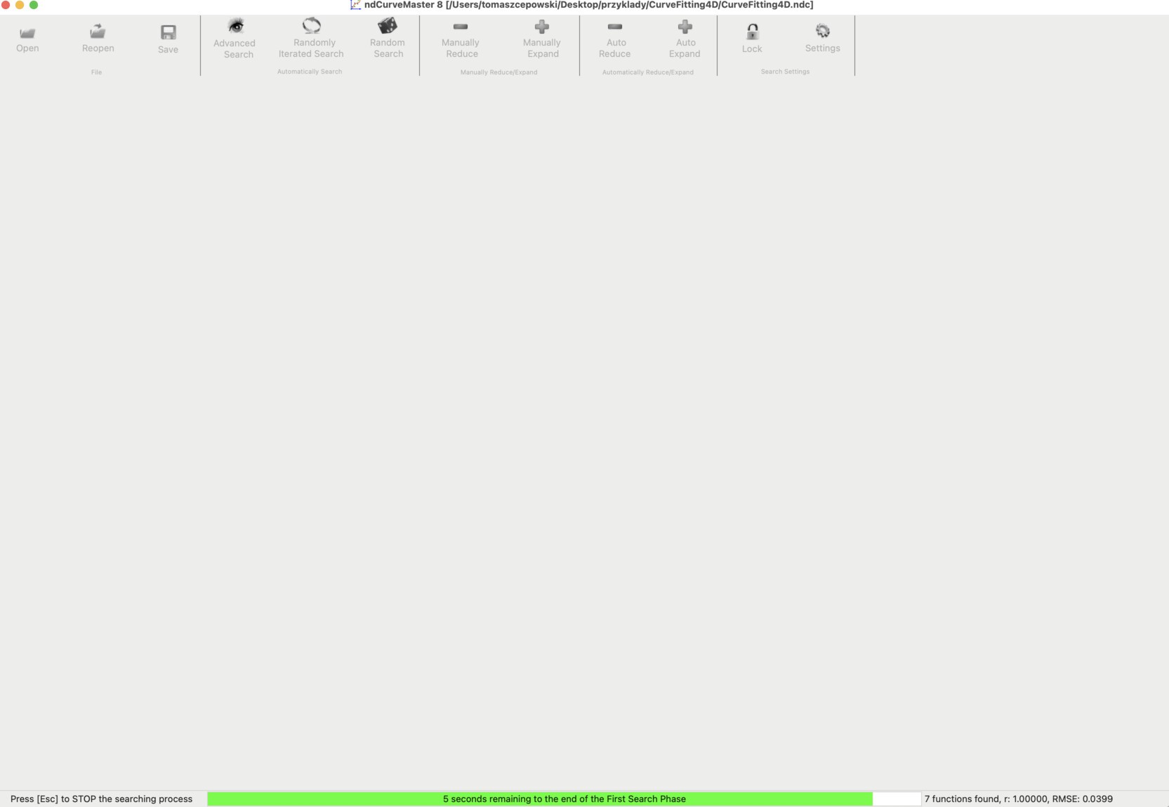 General models discovered during the first search phase