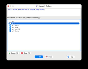 Model reduction before estimating constants C1 to C4