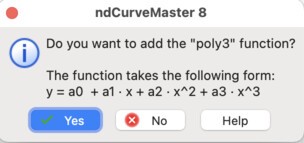 Confirmation dialog for loading new predictors