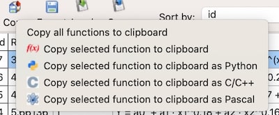 the Collection of best models window